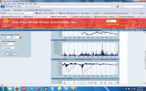 Pse Website Part 9 Basic Charts Investing In Philippines
