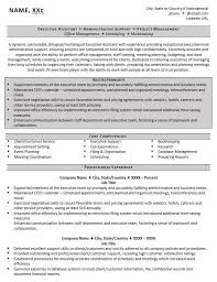 executive assistant resume example