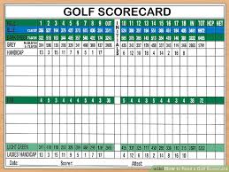 How To Read A Golf Scorecard 10 Steps With Pictures Wikihow