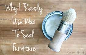 I used two coats of the product on each of the items i refinished, which is what i would have done for a solid finish with. Why I Rarely Use Wax To Seal Furniture Canary Street Crafts