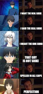 After Reading Tsukihime And Watching Knk I Just Felt Like I Had To Do It Typemoon Shiki Anime Fan Art