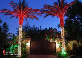 Wintergreen lighting deluxe tropical led rope light palm tree with lighted holographic trunk and fronds (2.5 foot). Tree Wrapping And Tree Lighting Mobile Illumination