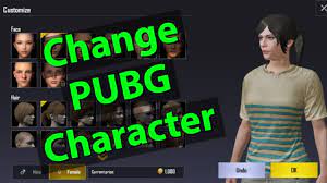 How To Change Character In Pubg Mobile Female To Male Replace Hairstyle Face 2021 Youtube