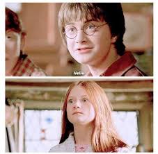 Harry Potter And Ginny Weasly Just Look At Ginny S Expression It S Like 0 Harry And Ginny Harry Potter Movies Harry Potter