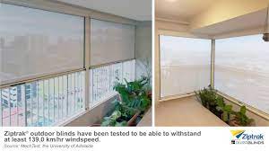 Ziptrak Outdoor Blinds In Rainy Conditions With Strong Winds Youtube Outdoor Blinds Blinds Ziptrak Blinds
