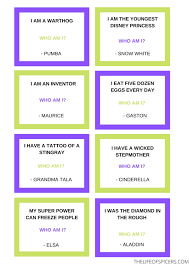 If you fail, then bless your heart. Disney Who Am I Quiz Free Printable The Life Of Spicers