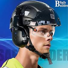SAFEBUILDER Bluetooth Hard Hat Ear Muffs, SNR 26dB Adjustable Cap-mounted  Ear muff, Helmet Attachable Earmuff (Black Bluetooth Ear Muffs Safety  Helmet Type) : Amazon.in: Industrial & Scientific