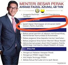 Faizal made the announcement at a press conference and said the resignation letter was submitted to. Saya Mengaku Belajar Di Luar Negara Tetapi Gagal Bawa Pulang Ijazah Mb Perak