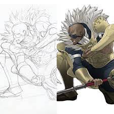 Gallery Nucleus @ LBX #925 on X: View Basilio's original sketch from Fire  Emblem Awakening at @kymg 's exhibition until July 2nd. Meet Kozaki on July  1st and get items signed. No