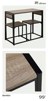 Alinea Bertille Set D Une Table Avec 2 Chaises 2 Convives Meubles Salle A Manger Et Cuisine Tables Fixes A Meuble Salle A Manger Meuble Deco Chaise