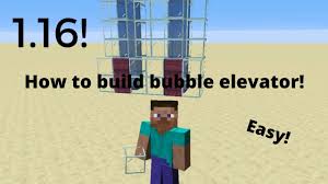 How do you make a water elevator in minecraft? How To Build A Bubble Elevator In Minecraft 1 16 Youtube