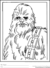 Print coloring pages by moving the cursor over an image and clicking on the printer icon in its upper right corner. Star Wars Colouring Pages Chewbacca Wookie Star Wars Coloring Book Star Wars Coloring Sheet Star Wars Colors