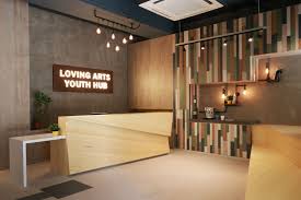 Reception And Open Pantry Youth Centre Interior Design Projects Commercial Design Youth Center