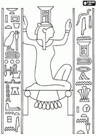Coloring Pages Hieroglyphic