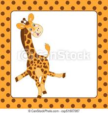 To make an origami giraffe, start with a square, yellow piece of origami paper. Vector Card Template With Baby Giraffe On Polka Dot Background Vector Card Template With Cute Baby Giraffe On Polka Dot Canstock