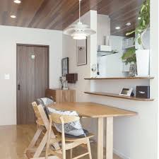 部屋全体 キッチンカウンター ダイニングテーブル 変形ダイニングテーブル ダイニングキッチン などのインテリア実例 2017 01 15 20 37 27 roomclip ルームクリップ インテリア 自宅で ダイニング