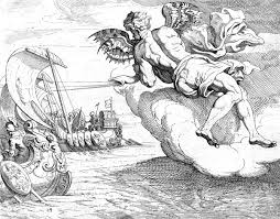 Circe, that great and cunning goddess, sent us a fair wind that blew dead aft and stayed steadily with us keeping our sails all the time well filled; Homer C 750 Bc The Odyssey Book X