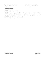 Classifying matter worksheet answers, chemistry review answers chapter 10 and chapter 13 states of matter worksheet answers are some main things we want to present to you based on the. Chem 1 Amp 2 Lab Manual Amp Worksheets Pg 66 Experiment 3 Chemical Reactions General Chemistry I And Ii Lab Manual Youll Find A Table For Course Hero