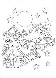 Santa Sleigh Christmas Coloring Pages Merry Christmas Coloring Pages Christmas Colors
