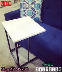 For Sale Guest Table Size 42x42x60 Steel Top Wood White Color New Price 4 Bd للبيع طاولة للزوار حديد من اعلى خشب لون ابيض Home Decor Decor Furniture