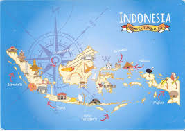 A Map Of Paradise Illustrated Map Indonesian Art Map Wallpaper