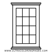 Keep a cat and pumpkin company on a magical night. Windows Coloring Page Ultra Coloring Pages