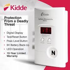 10 best carbon monoxide detectors of february 2021. Kidde 900 0076 01 Ac Powered Plug In Carbon Monoxide Alarm Walmart Com Walmart Com