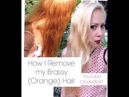 I've used hydrogen peroxide to lighten my roots, (i'm naturally brown haired) and now they seem to many women with naturally brown hair discover that their hair has a reddish or orange base once the contributing pigments have been dispersed by the peroxide. How I Remove The Brazzines Orange Of My Hair Youtube