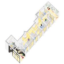 Gallery Of Vonna Pyo Arquitectos 27 Kitchen Showroom Diagram Architecture Architecture Drawings
