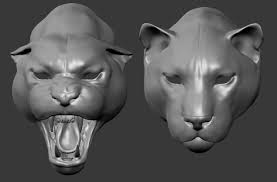 Panther Black 3d Model Black Panther Cat Animals Panther Cat