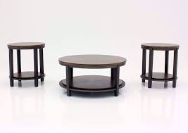 Certain accent pieces of furniture do wonders to complete a sophisticated living area. Roybeck 3 Piece Coffee Table Set Brown Home Furniture Plus Bedding