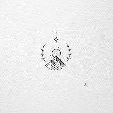 55 Cool Easy Things To Draw In Your Sketchbook Black White Illustration Easy Drawings Small Tattoos