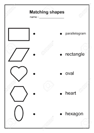 This alphabet learning resource is a great activity where children can practice the alphabet in a fun way. Eometry Shape Matching Game Educational Geometric Shapes Game Royalty Free Cliparts Vectors And Stock Illustration Image 117690216