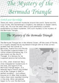 Grade 8 Reading Lesson 5 Nonfiction The Mystery Of The Bermuda Triangle Bermuda Triangle Reading Lessons Bermuda