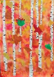 Http Www Nms Kettenbruecke Tsn At Content Be 3 Klasse Thema Birken Technik Collage Mit Selbstge Schulkunstprojekte Kunst Grundschule Herbst Kunst