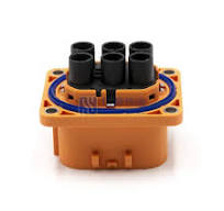 High Voltage 6Pin 40A 6mm2 Straight Plug Plastic for HVIL ...