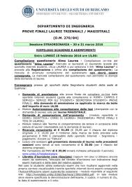 270/0) il corso di studio per gli studenti che si immatricolano nell'a.a. Avviso Laurea Luglio 2015 Dm 270