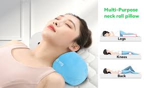 Rollo Cervical 11x40 De Marcela Pedraza Memory Foam Neck Pillow For Pain  Relief