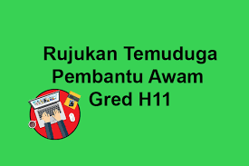 11.07.2020 · paling montok hot lainnya: Rujukan Temuduga Pembantu Awam Gred H11 Panduan Exam Spa Online