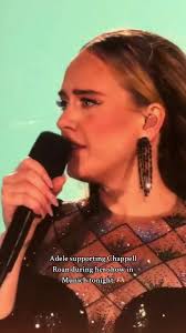 Adele Supports Chappell Roan in Munich Show