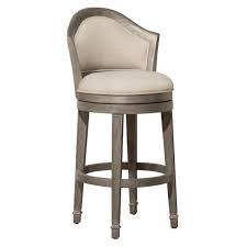 Hillsdale Furniture Monae Distressed Dark Gray 30 In Swivel Bar Stool 4707 830 The Home Depot Hillsdale Furniture Upholstered Stool Swivel Counter Stools