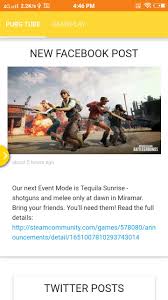 Tequila sunrise pits players against each other in close quarter combat with shotguns and melee weapons as the weapons of choice. Pubg Tube For Android Apk Download