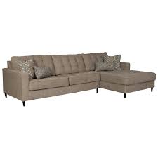 To maximize the comfort with your armchair, add a cushion and a soft, warm blanket to cuddle up in. Signature Design By Ashley Flintshire Mid Century Modern 3 Seat Sectional Sofa With Oversized Raf Chaise Wayside Furniture Sectional Sofas