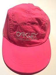 Vintage Oakley Cap Hat Thermonuclear Protection Pink 5 Part Adjustable Oakley Cap Hats Caps Hats
