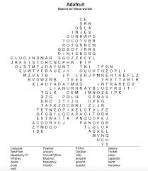 Our word search generator uses a basic word filter to prevent the accidental, random creation of offensive words. Word Search Building How To Construct Crosswords Word Searches Adafruit Learning System