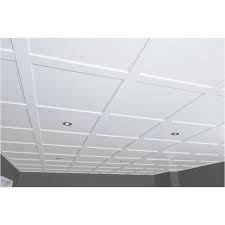 4 Pack 2 X 2 Embassy White Ceiling Panels Home Hardware Basement Remodel Ceiling Suspended Ceiling Modern Ceiling Tile