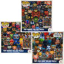Funko Pop Collage Puzzles 1000 Pcs Star Wars Marvel Heroes Gift Set Bundle 3 Pack Amazon Sg Toys