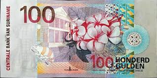 100 рублей 2018 года чемпионат мира по футболу в россии Suriname Banknota