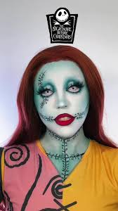 Sally Stitches Halloween Makeup Tutorial