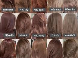 cách nhuộm màu nâu socola